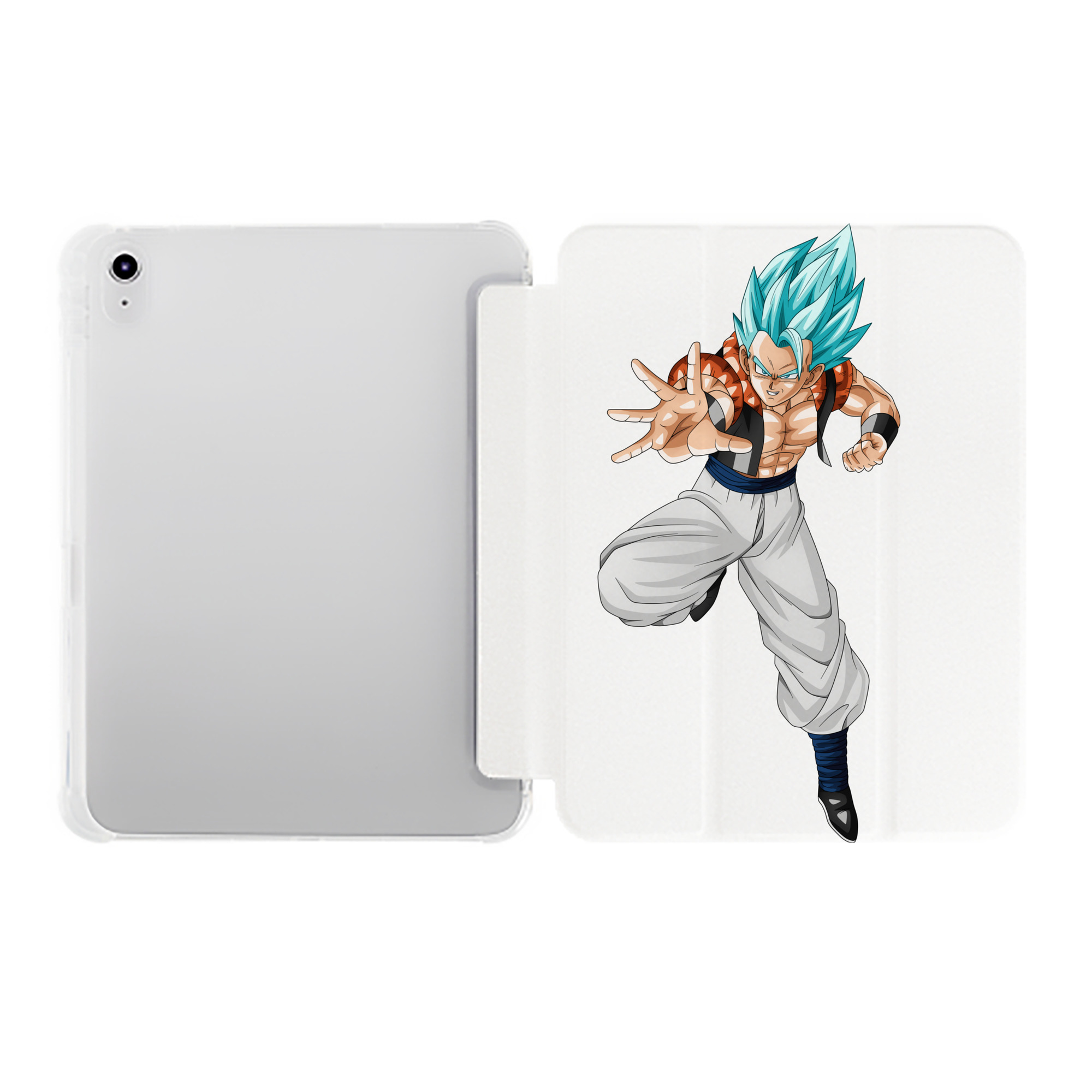 （画像用） ドラゴンボール ベジータ四世（Bejīta Yonsei）DRAGON BALL Vegeta IV IPad ケース ペン収納付き 三つ折りスタンド PUレザー×シリコン 対応機種9.5/10.5/10.9インチ